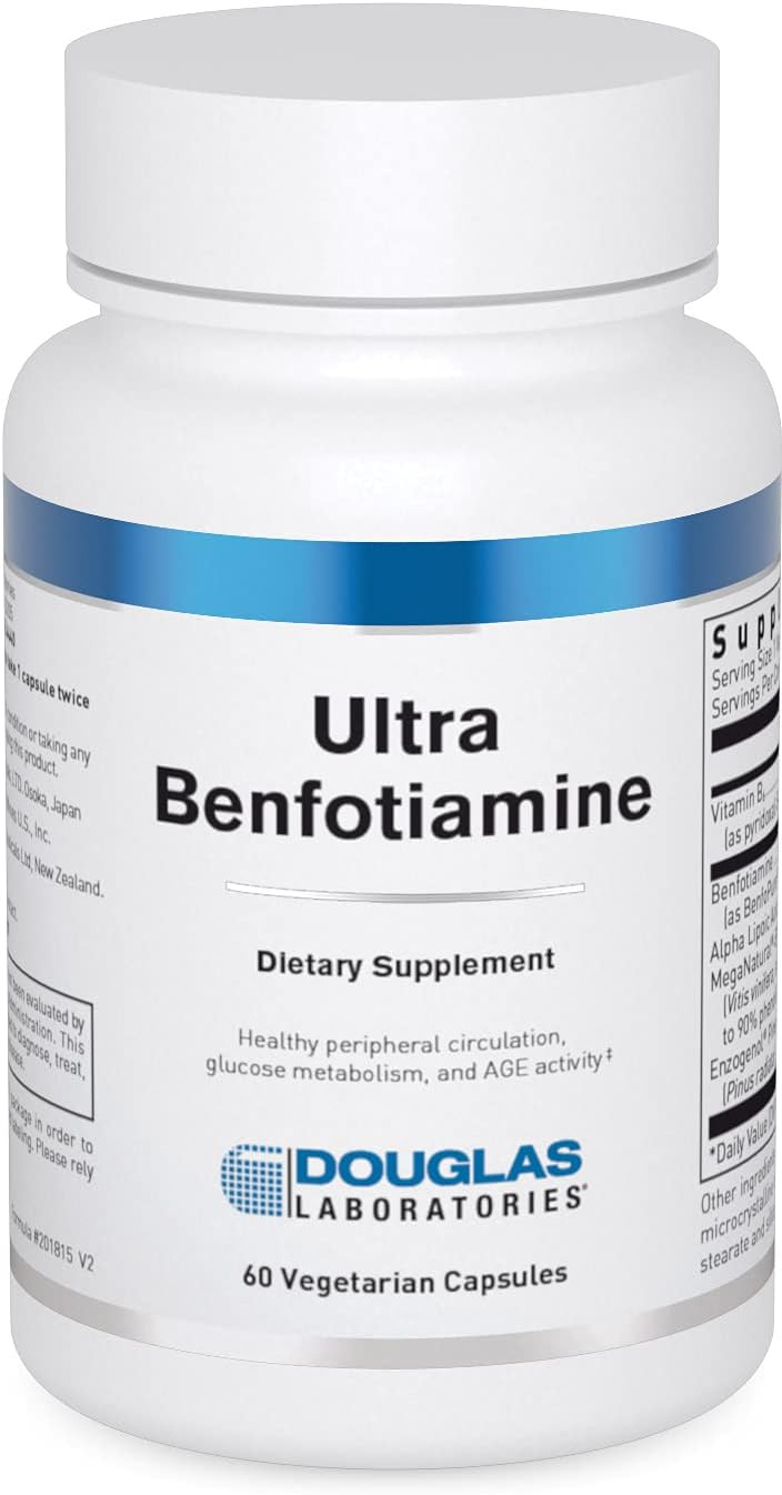 Douglas Laboratories Ultra Benfotiamine | Supports Circulation, Nervous System, And Metabolism | 60 Capsules