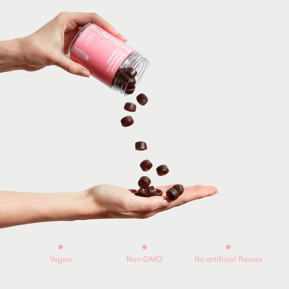 Frida Mom Postpartum Gummies For Lactation | Chewable Supplement Made With Fenugreek + Milk Thistle To Increase Milk Supply | 60 Count Frida Mom Postpartum Gummies For Lactation | Chewable Supplement Made With Fenugreek + Milk Thistle To Increase Milk Supply | 60 Count