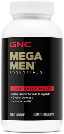 Gnc Mega Men Essentials One Daily Multivitamin | Supports Overall Health And Muscle Performance | 60 Count