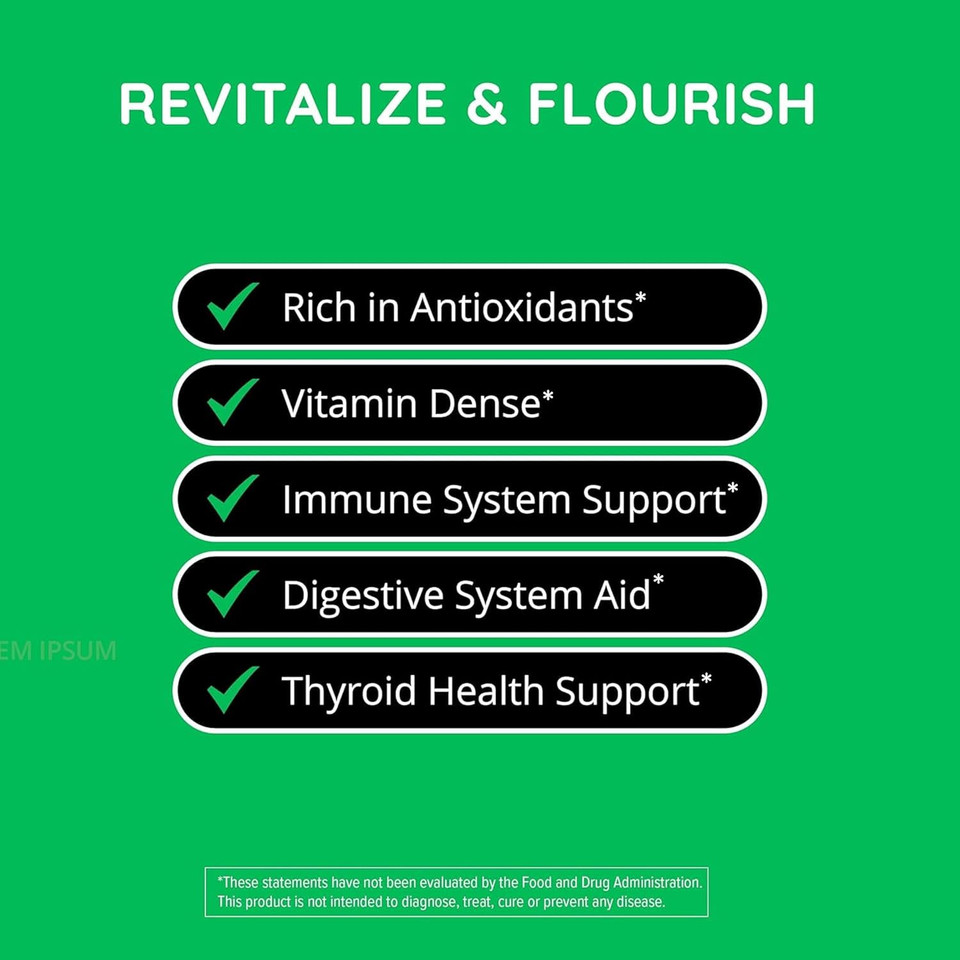 Happy Healthy Hippie Sea Moss Capsules 3,000 Mg (1 Daily, 2 Mo Supply) - Irish Sea Moss Gel Capsules For Immunity & Energy Boost | Digestive Support, 60 Count