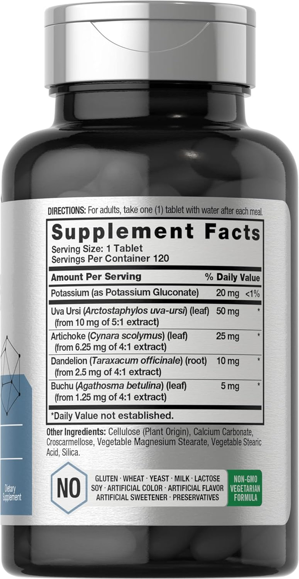 Horbã£Â¤Ach Water Pills | Super Strength | 120 Tablets | Vegetarian, Non-Gmo & Gluten Free Supplement
