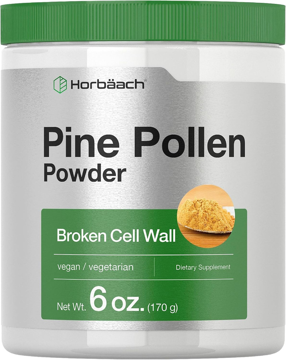 Horbã£Â¤Ach Pine Pollen Powder | 6 Ounce | Nature'S Superfood | Non-Gmo, Vegetarian, Gluten Free Supplement