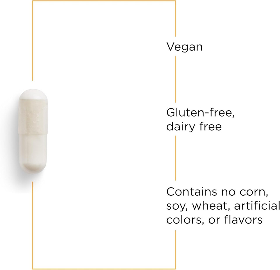 Integrative Therapeutics Gaba - Supplement To Support Brain Nerve Cell Functions* And Health - Gluten-Free, Dairy-Free & Vegan Amino Acid Supplement - 750 Mg, 60 Capsules