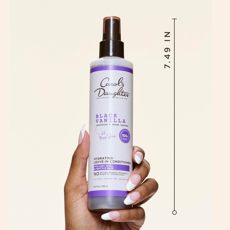 Carol'S Daughter Black Vanilla Leave In Conditioner For Curly, Wavy Or Natural Hair, Moisturizing Hair Care For Dry, Dull Or Brittle Hair, 8 Fl Oz Carol'S Daughter Black Vanilla Leave In Conditioner For Curly, Wavy Or Natural Hair, Moisturizing Hair Care For Dry, Dull Or Brittle Hair, 8 Fl Oz