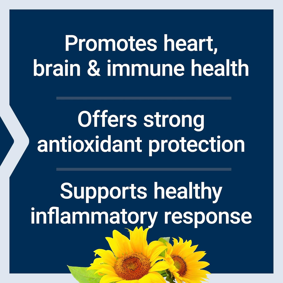 Life Extension Super Vitamin E 268 Mg - For Heart, Brain & Immune Health -Offers Antioxidant Protection & Promotes Inflammatory Response - Gluten Free, Non-Gmo, 90 Softgels