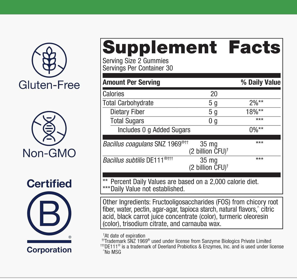 Metagenics - Ultraflora 3 In 1 Daily Probiotic Supplement To Support Gut And Immune Health For Adults And Children* - 60 Gummies