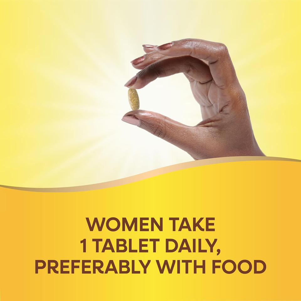 Nature'S Way Alive! Women'S Daily Ultra Multivitamin, High Potency Formula, Promotes Energy Metabolism And Muscle Function*, With Methylated B12, 60 Tablets (Packaging May Vary)