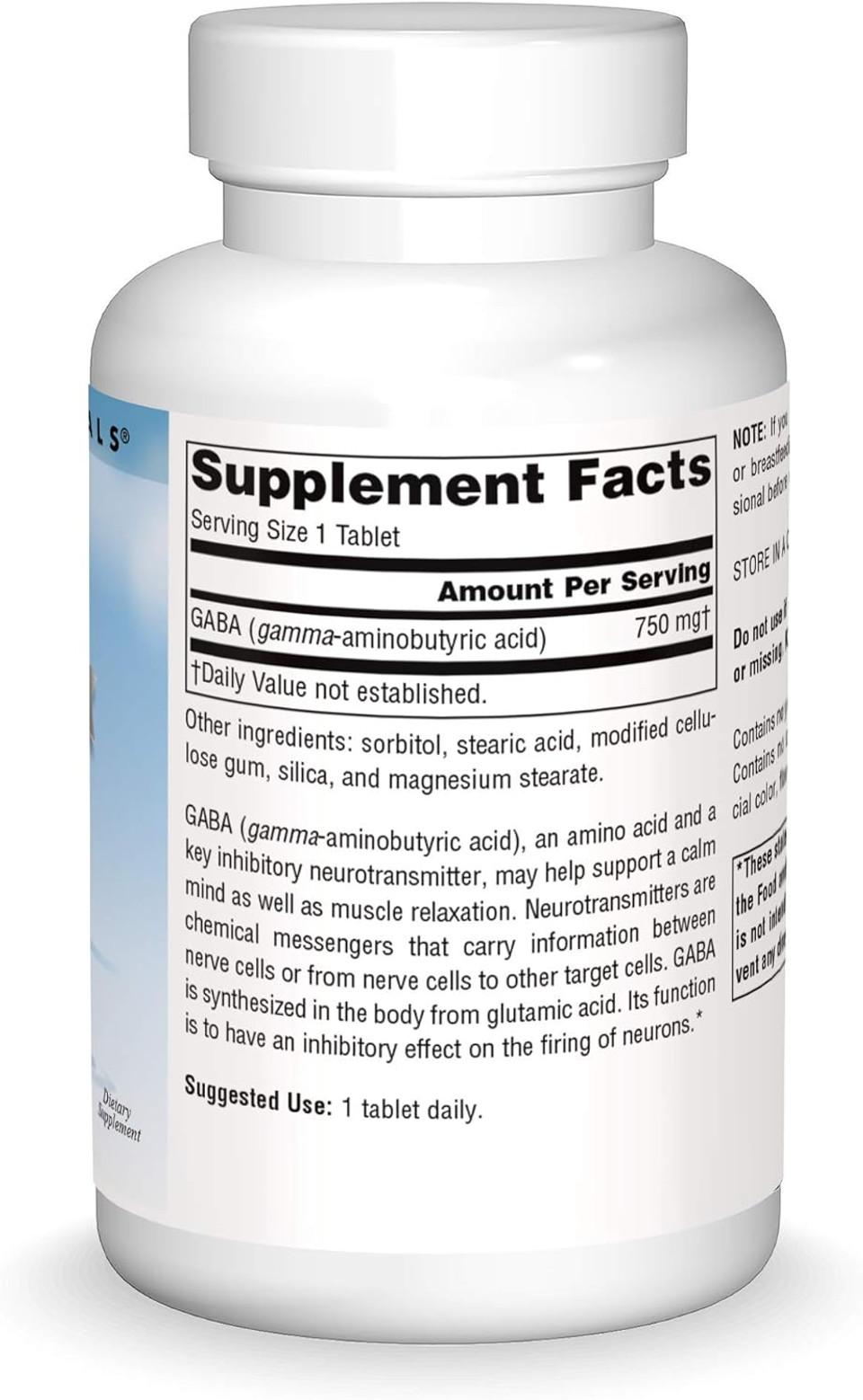 Source Naturals Serene Science Gaba, For A Calm Mind, 750Mg - 45 Tablets