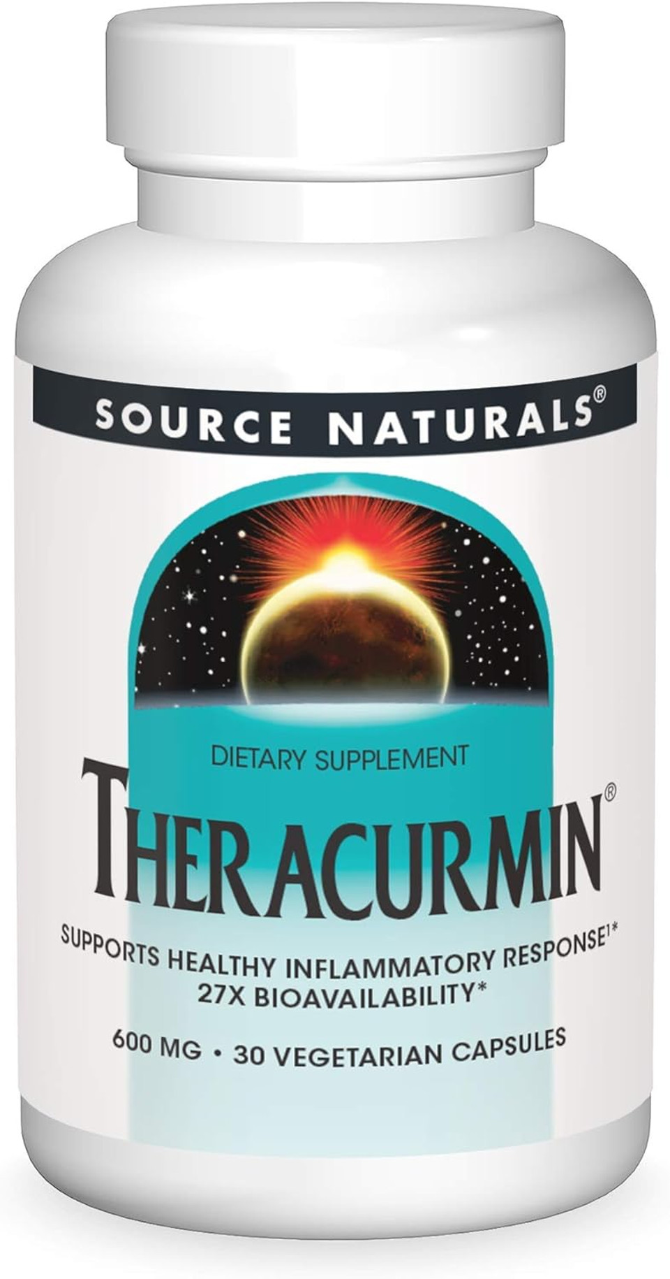 Source Naturals Theracurmin, Supports Healthy Inflammatory Response*, 600 Mg - 30 Vegetarian Capsules