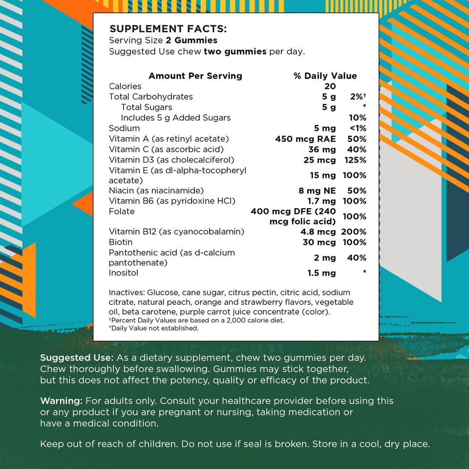 Swanson Mixed Fruit Multivitamin Adult Gummies - Daily Wellness Support For Adults - Formula For Overall Health & Wellness - 60 Gummies