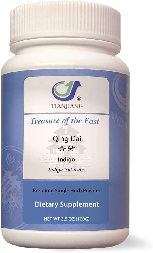 Indigo - Qing Dai Capsules (1:1 Herbal Extracts, 100 Capsules)