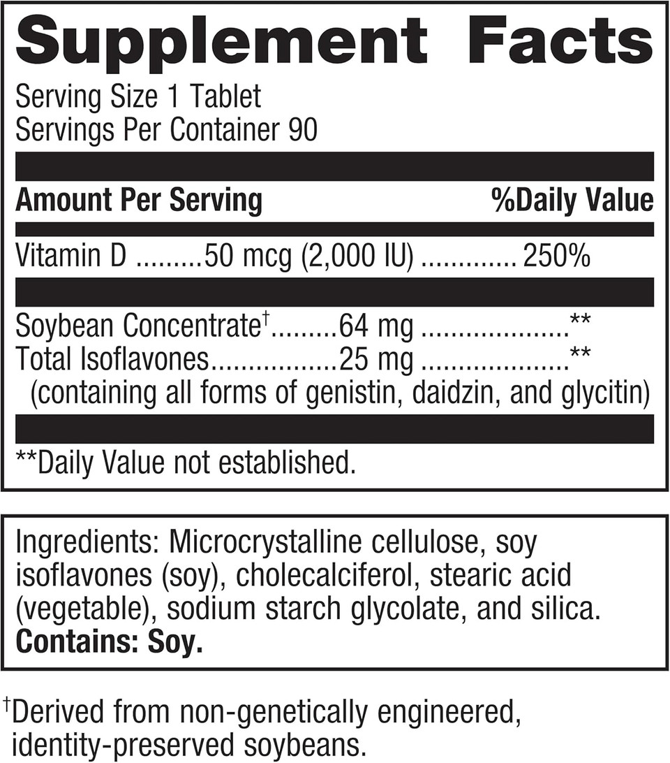 Metagenics Vitamin D3 2000 Complex - Vitamin D3 Supplement - With Isoflavones For Absorption* - Bone Health & Immune Support* - Non-Gmo & Gluten Free - 90 Count