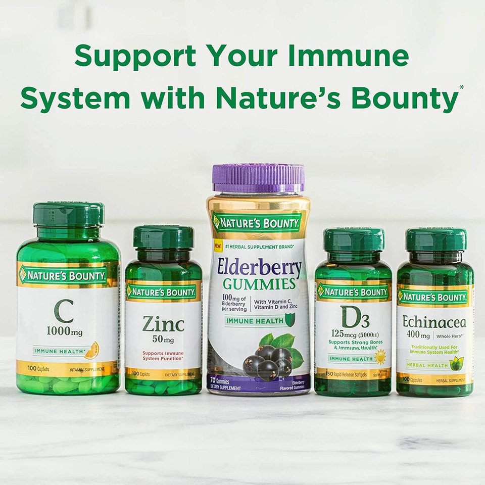 Nature'S Bounty Vitamin D3, Immune And Bone Support, Vitamin Supplement, 2000Iu, 240 Rapid Release Softgels