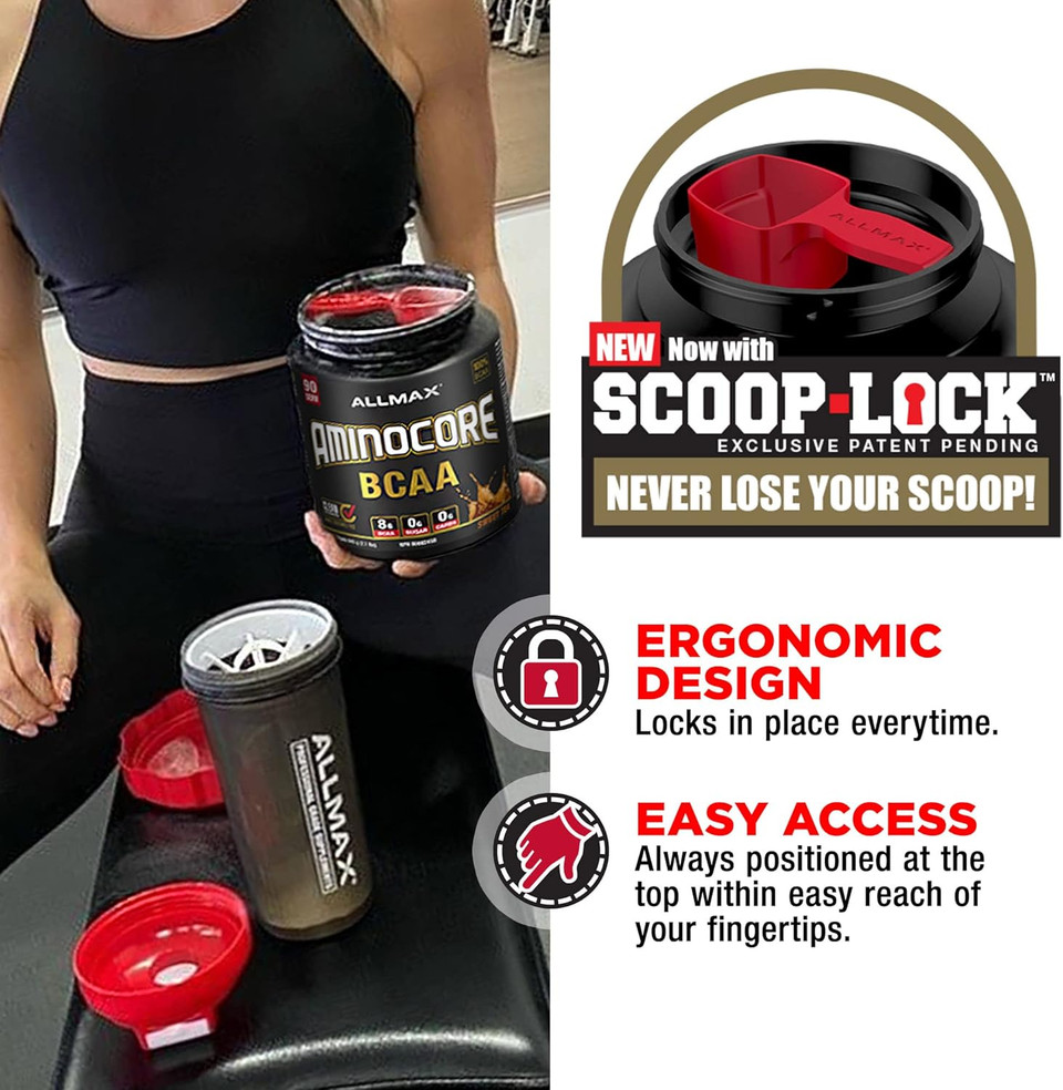 Allmax Nutrition Aminocore Bcaa Powder, 8.18 Grams Of Amino Acids, Intra And Post Workout Recovery Drink, Gluten Free, Sweet Tea, 315 G