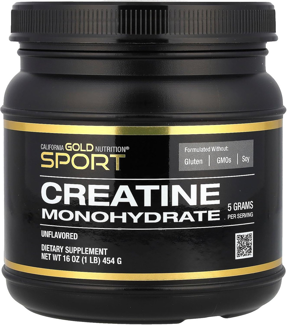 California Gold Nutrition, Creatine Powder, Micronized, Muscle And Strength Support, Creatine Monohydrate, No Gluten, No Gmos, No Soy, Unflavored, 16 Oz (454 G) California Gold Nutrition, Creatine Powder, Micronized, Muscle And Strength Support, Creatine Monohydrate, No Gluten, No Gmos, No Soy, Unflavored, 16 Oz (454 G)