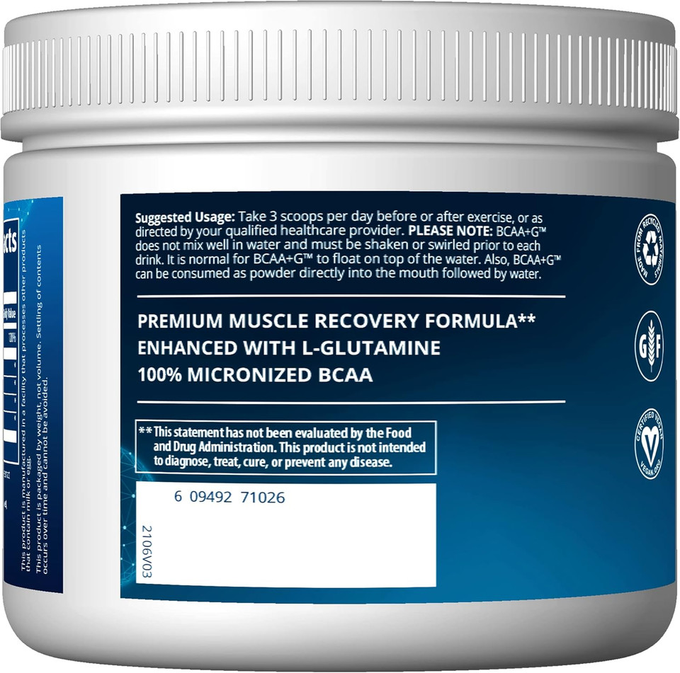 Mrm - Bcaa + G 180G Ultimate Recovery Formula Â Lemonade 180 G
