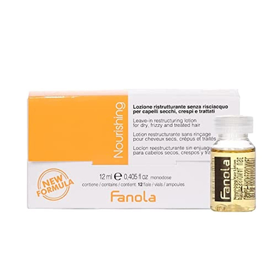 Fanola Nutri Care Leave-In Restructuring Lotion - 12 Vials