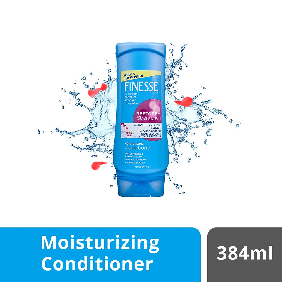 Finesse Restore + Strengthen, Moisturizing Conditioner 13 Oz