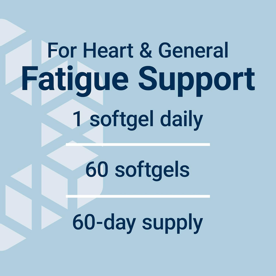 Life Extension Super-Absorbable Coq10 (Ubiquinone) With D-Limonene, Heart Health Supplement, Relieves General Fatigue, Oxidative Stress Defense, 50 Mg, Non-Gmo, Gluten-Free, 60 Softgels