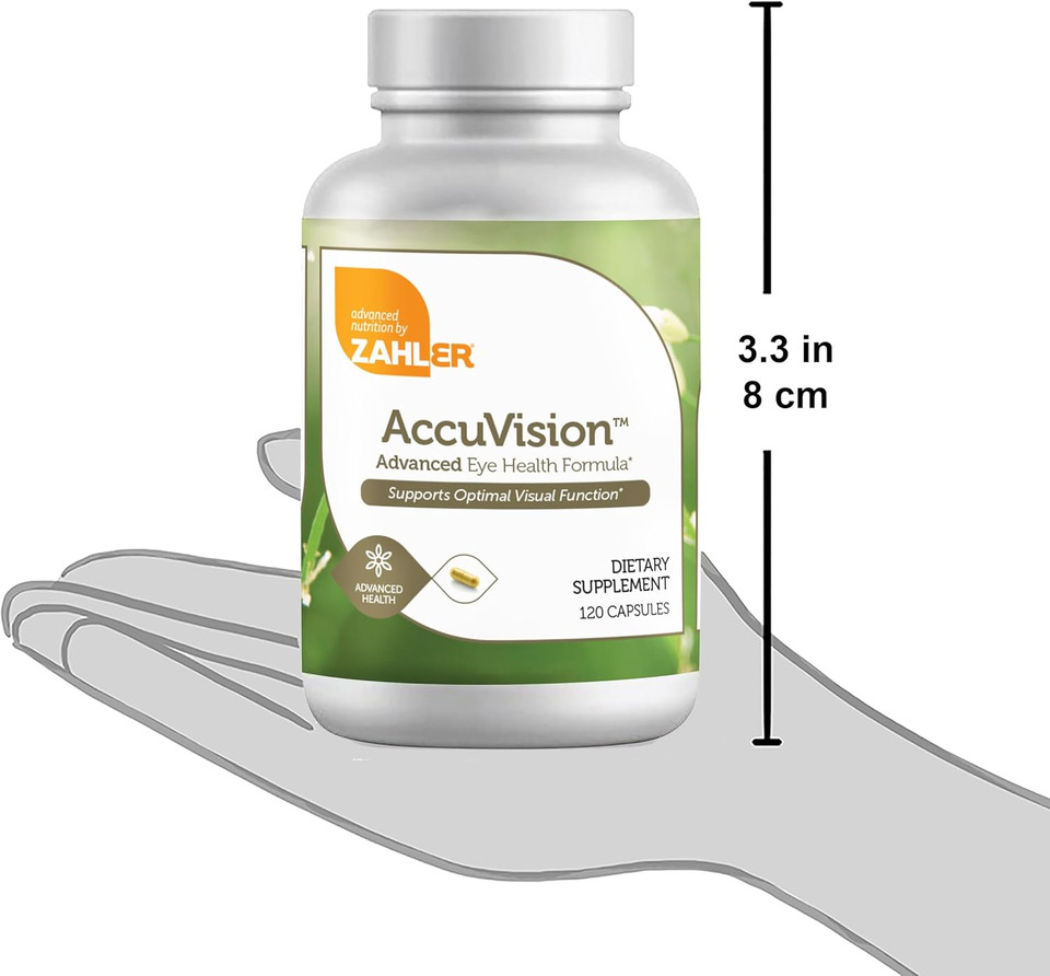 Zahler Accuvision, Advanced Eye Health Formula, 120 Capsules