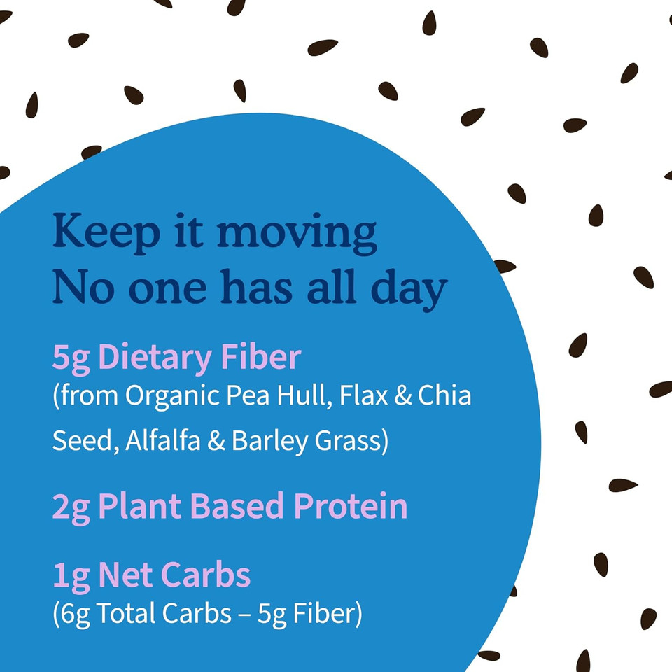 Garden Of Life Organic Unflavored Fiber Powder Detox Blend With Chia, Alfalfa & Barley For Herbal Cleanse, Gut Health Support - Detoxifiber - Non-Gmo, Gluten-Free, Psyllium Free, Vegan, 30 Servings