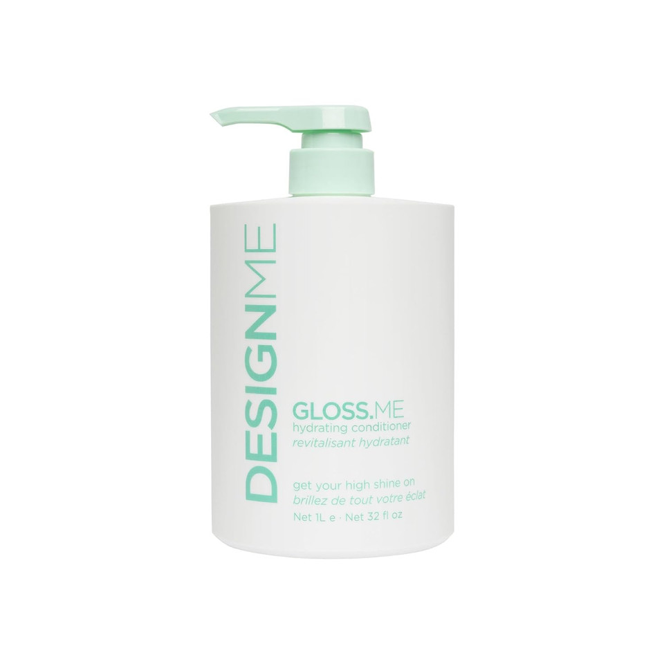Gloss.Me Hydrating Conditioner By Designme | Hemp & Argan Oil Conditioner For Damaged Hair | Conditioner For Colored Hair Adds Softness & Shine | Straight/Curly Hair Conditioner For Dry Hair