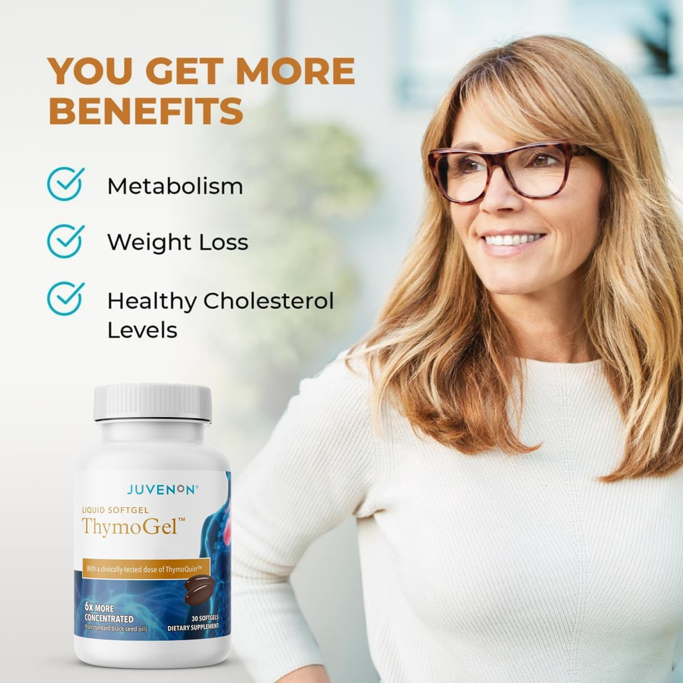 Juvenon Thymogel - Supplement With Black Seed Oil