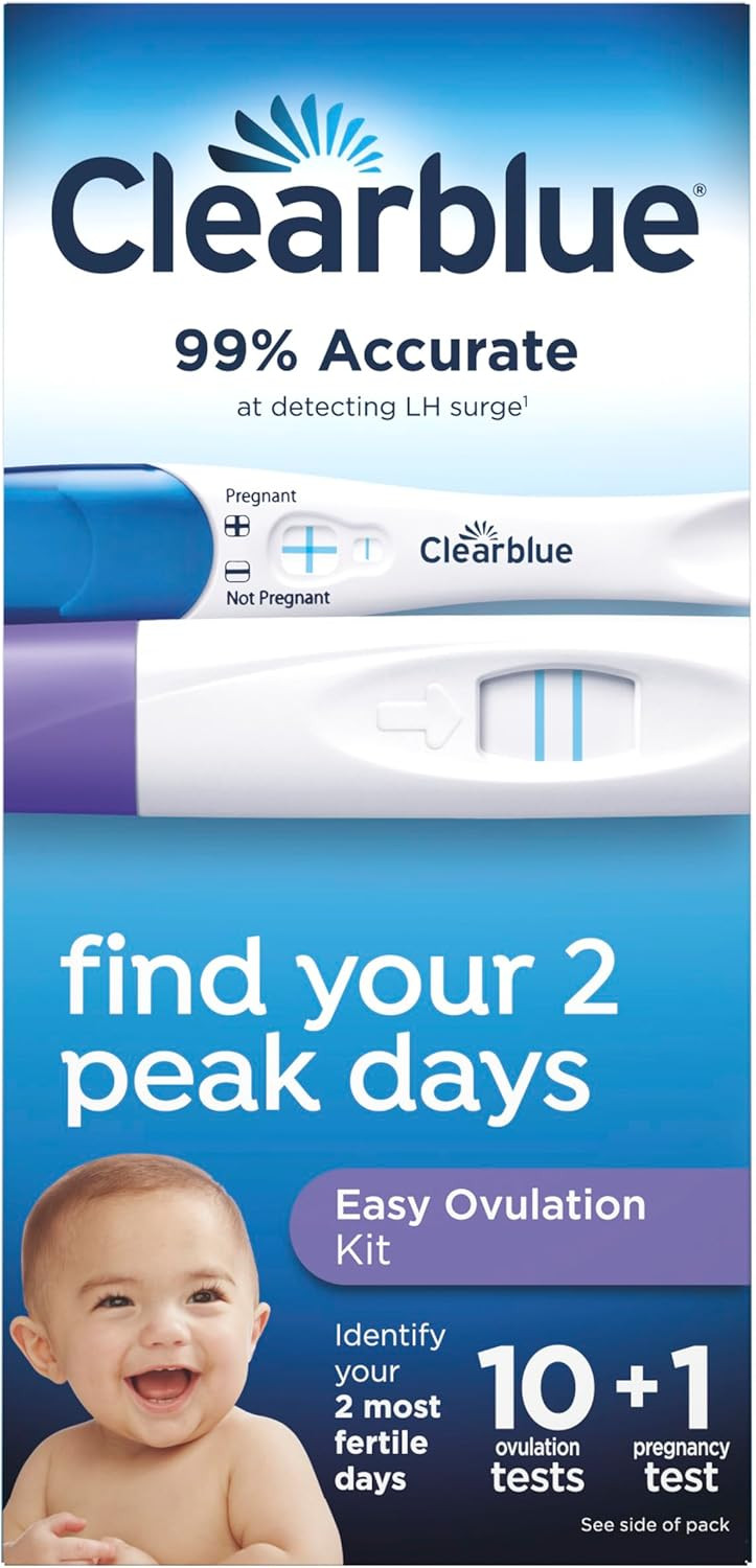 Clearblue Ovulation Complete Starter Kit, 10 Ovulation Tests And 1 Pregnancy Test
