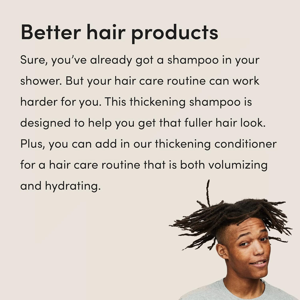 Hims Thick Fix Conditioner With Niacinamide, Locks In Moisture And Boosts Appearance Of Thicker Fuller Hair, 2 Pack, 6.4Oz