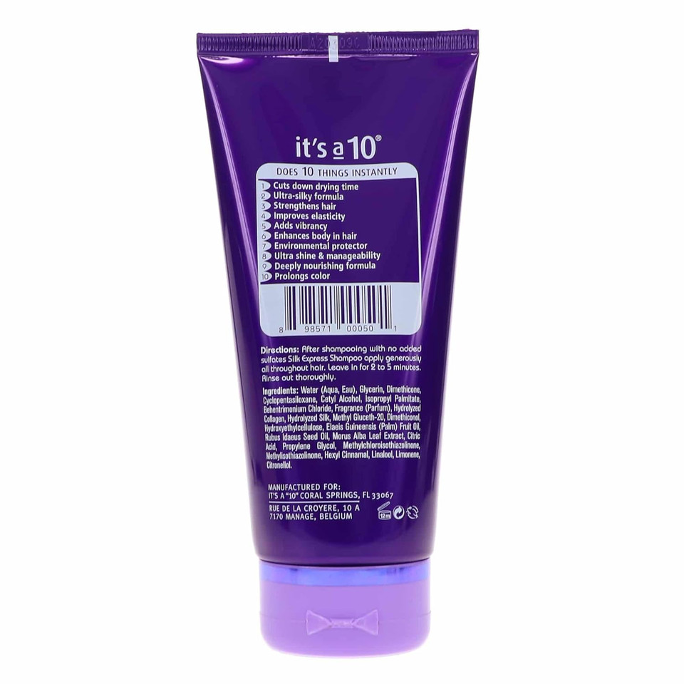 It'S A 10 Silk Express Miracle Silk Conditioner For Unisex, 5 Ounce