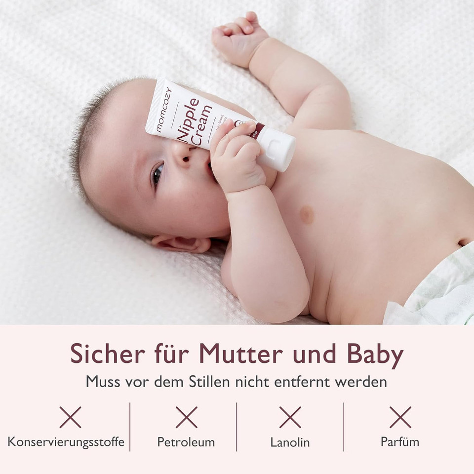 Momcozy 100% Natural Nipple Cream, Vegan Lanolin-Free Nipple Balm, Soothing Cream For Sore, Cracked Nipples, Breastfeeding Essentials For Nursing & Pumping Moms, 1.41 Oz Momcozy 100% Natural Nipple Cream, Vegan Lanolin-Free Nipple Balm, Soothing Cream For Sore, Cracked Nipples, Breastfeeding Essentials For Nursing & Pumping Moms, 1.41 Oz