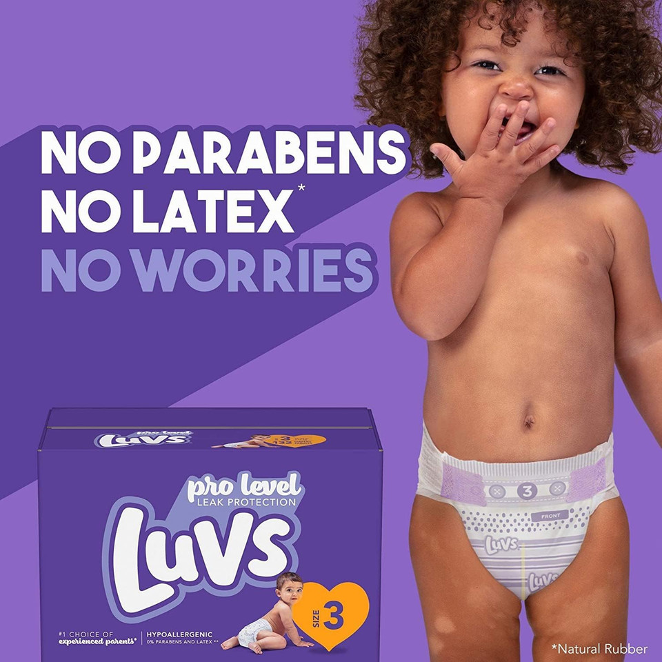 Luvs Diapers - Size 6, 104 Count, Paw Patrol Disposable Baby Diapers
