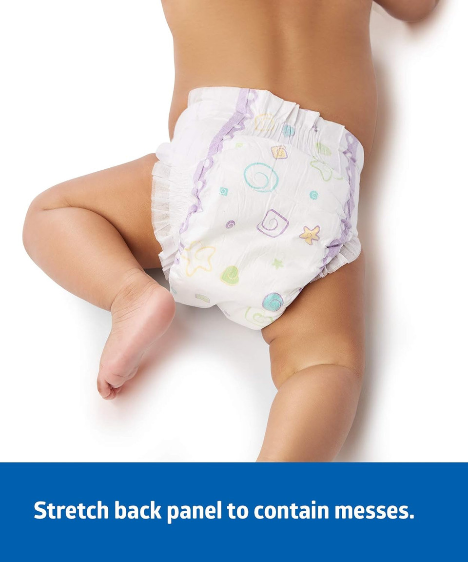 Medline Premium Disposable Baby Diapers, Absorbent & Ultra-Soft For Delicate Skin, Size 1 (8-14 Lbs), 200 Count (8 Packs Of 25)