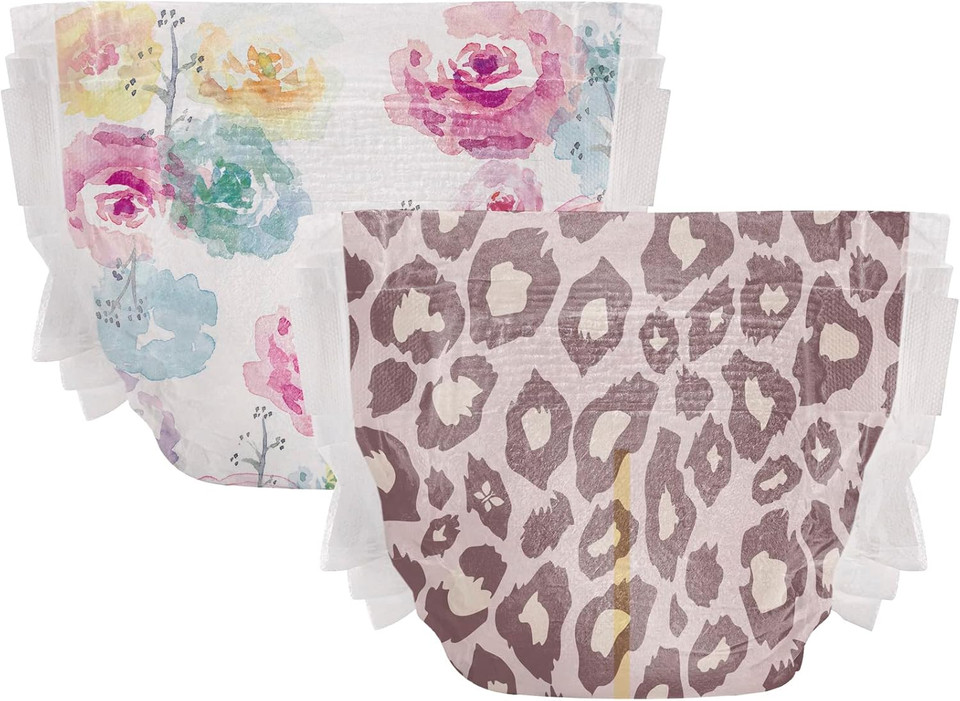 The Honest Company Clean Conscious Diapers | Plant-Based, Sustainable | Wild Thang + Rose Blossom | Club Box, Size 4 (22-37 Lbs), 54 Count The Honest Company Clean Conscious Diapers | Plant-Based, Sustainable | Wild Thang + Rose Blossom | Club Box, Size 4 (22-37 Lbs), 54 Count