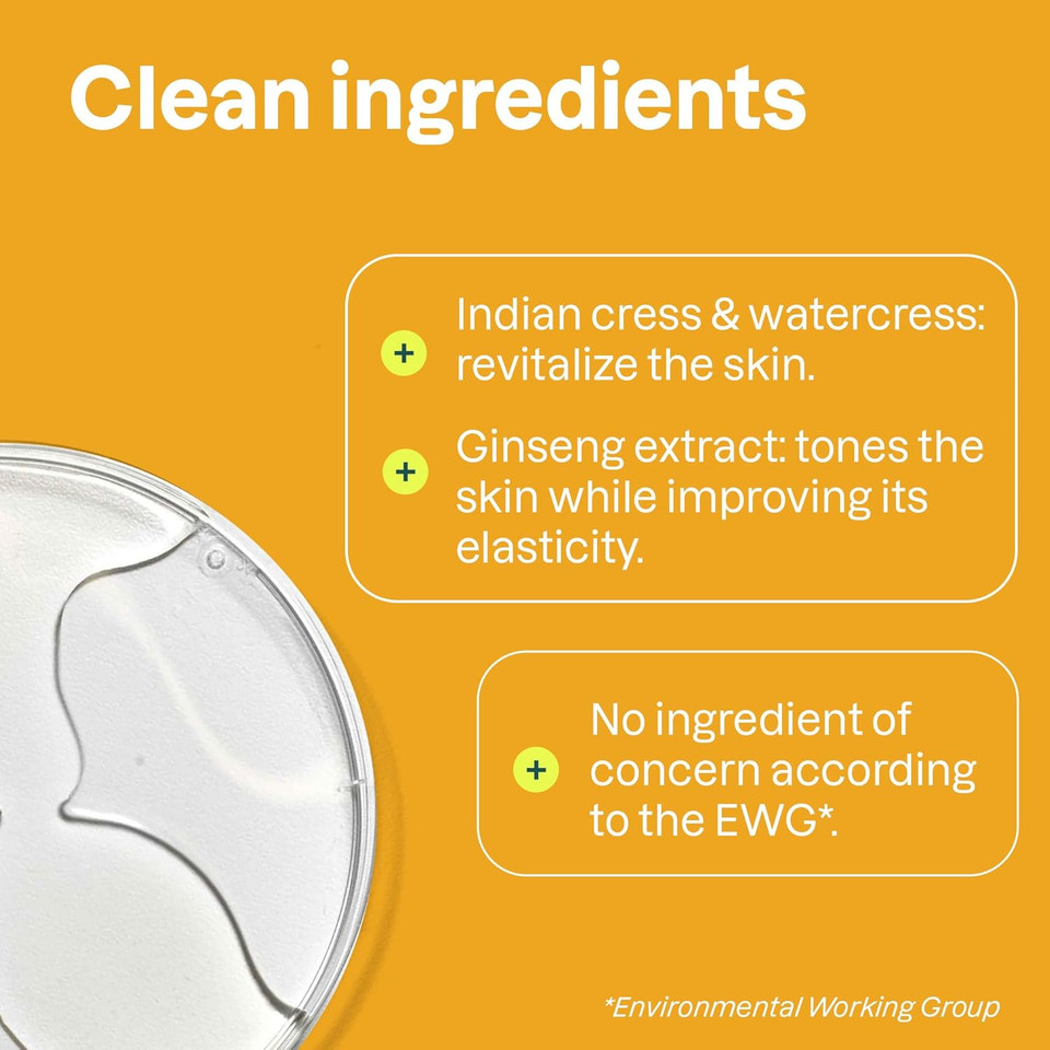 Attitude Body Cream, Ewg Verified Moisturizer, Vegan Moisturizing Products For Dry Skin, Dermatologically Tested, Ginseng And Grapeseed Oil, 8 Fl Oz (Pack Of 6)