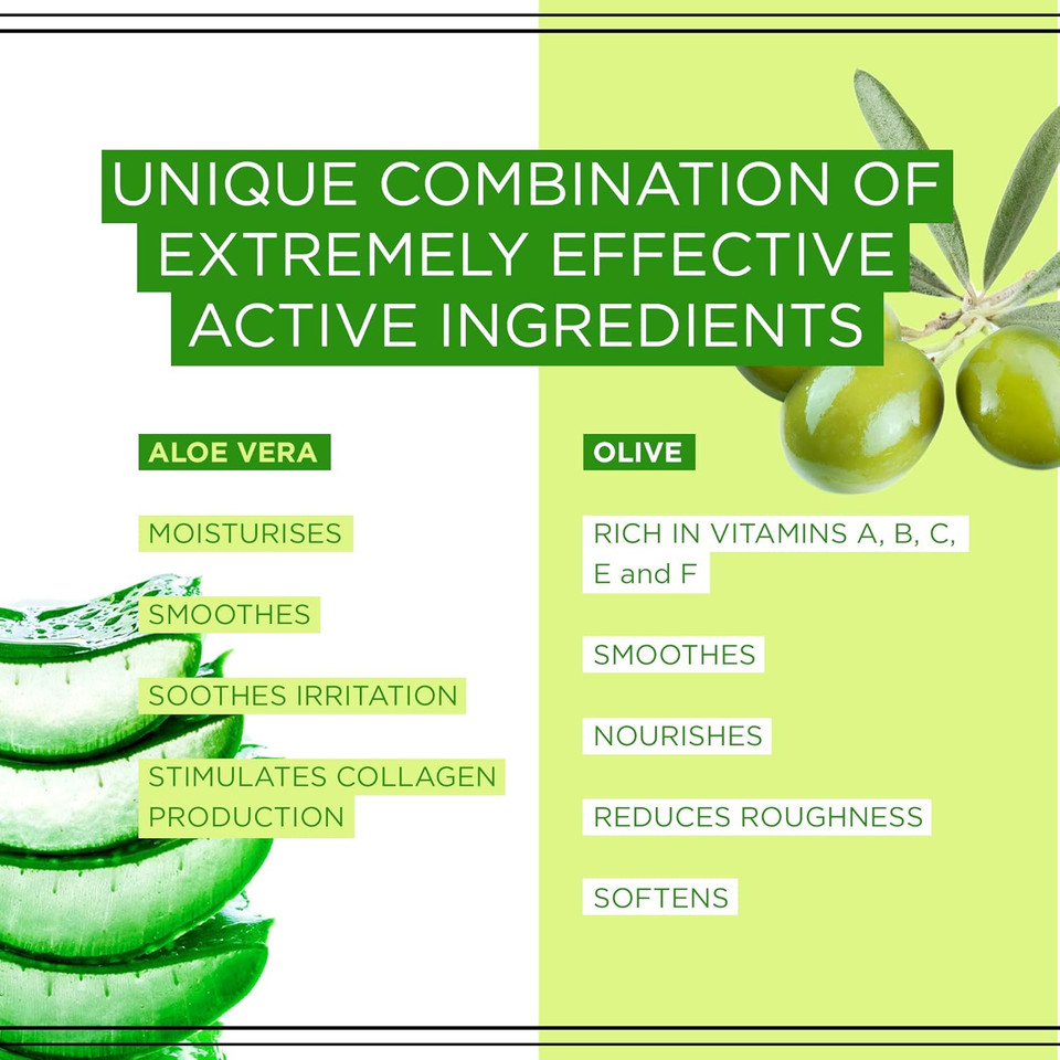 Extra Soft Bio Olive Aloe Vera Deeply Moisturizing And Smoothing Face And Body Cream For Sensitive And Allergy Prone Skin