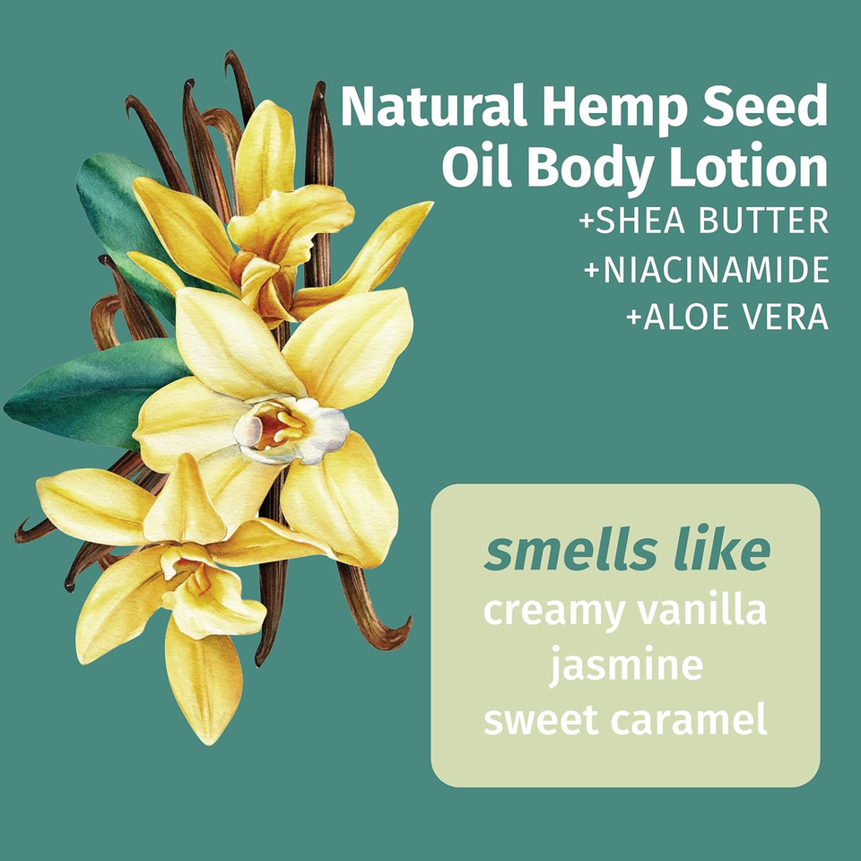 Hempz Vanilla Lux Herbal Body Moisturizer 17 Oz