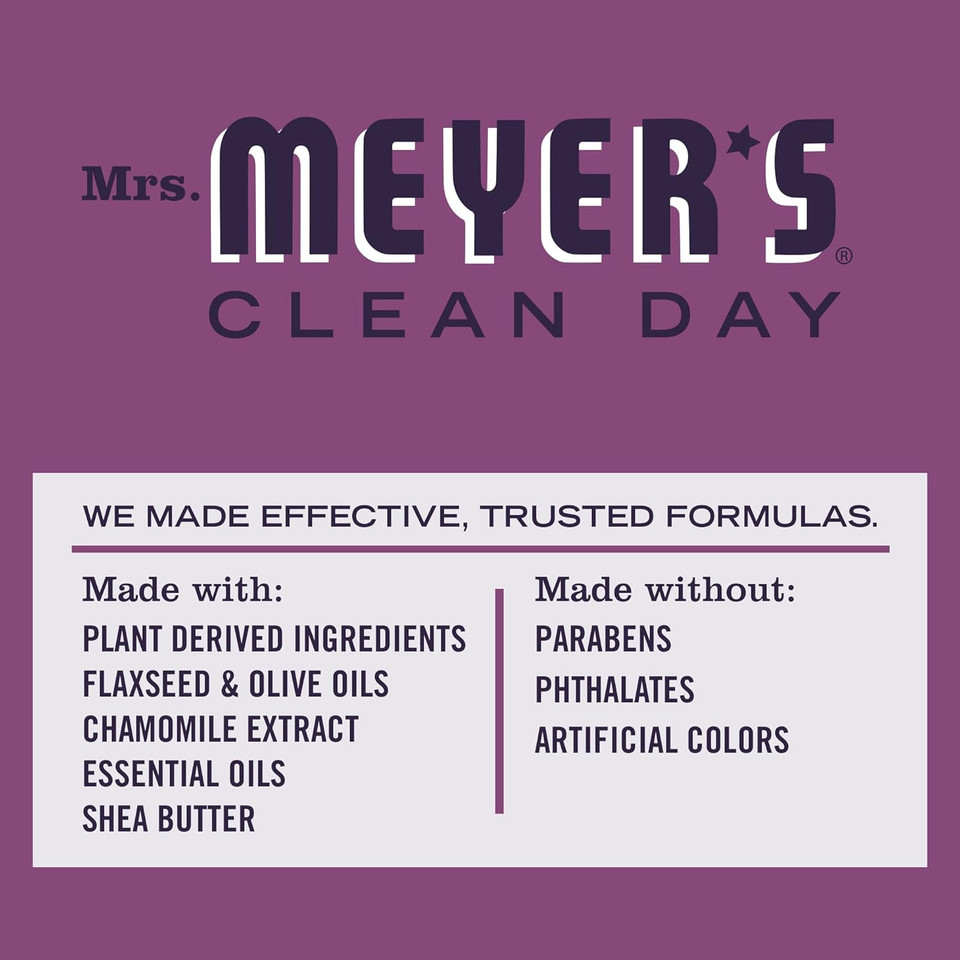 Mrs. Meyer'S Clean Day Body Lotion For Dry Skin, Non-Greasy Moisturizer Made With Essential Oils, Plum Berry, 16 Fl. Oz - Pack Of 3