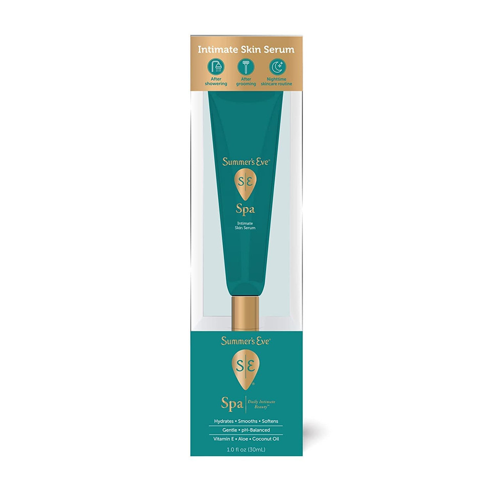 Summer'S Eve Spa Daily Intimate Beauty, Luxurious Skin Serum, Post Shave Fragrance Free Womenã¢ÂS Hydrating Serum, 1Oz Tube (Pack Of 2)