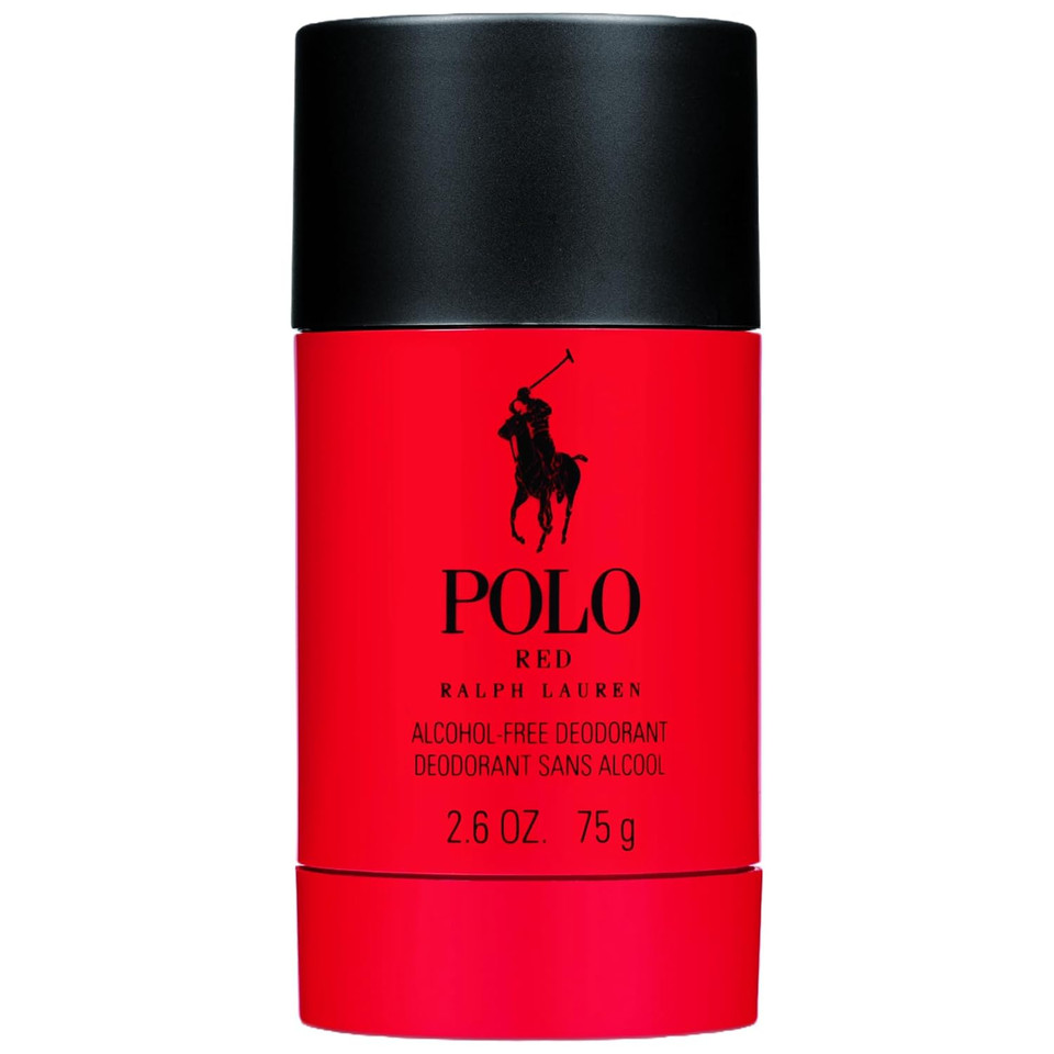 Ralph Lauren Fragrances Polo Red - Men'S Deodorant - Woody & Spicy - With Grapefruit, Saffron, And Redwood - Alcohol-Free, Long Lasting - 2.6 Oz
