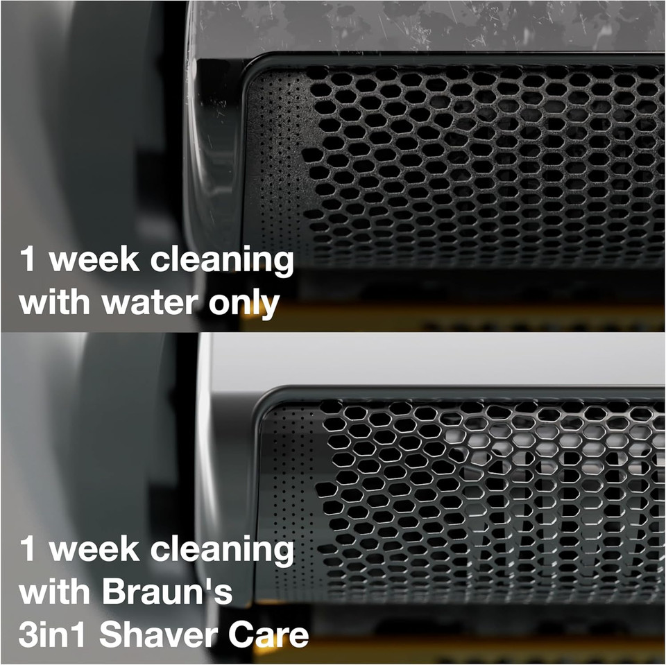 Braun Clean & Renew Refill Cartridges Ccr, Replacement Shaver Cleaner Solution For Clean&Charge Cleaning System, Pack Of 3