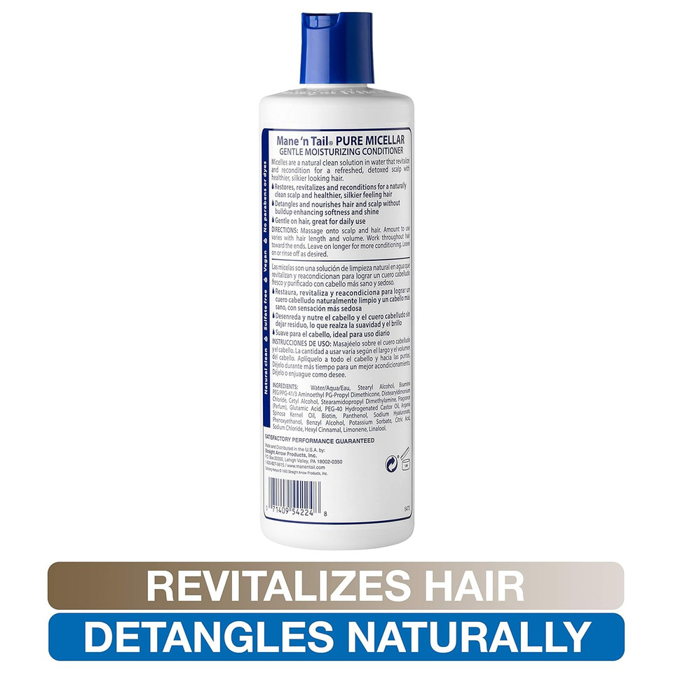 Mane 'N Tail Micellar Conditioner Biotin Infused, Creamy White, 11.2 Ounce