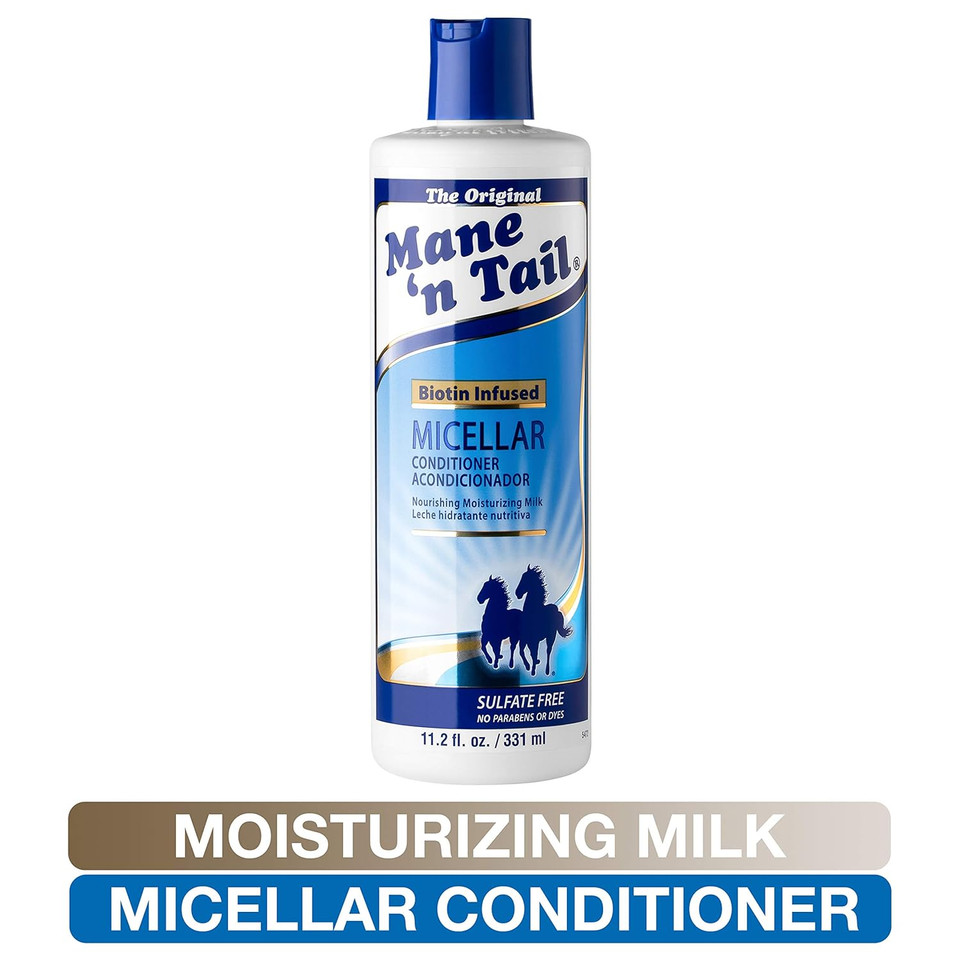 Mane 'N Tail Micellar Conditioner Biotin Infused, Creamy White, 11.2 Ounce