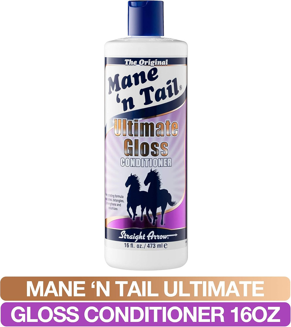 Mane 'N Tail Ultimate Gloss Conditioner 16 Ounce Deep Conditioning With Natural Oils Helps Restore Elasticity And Strength With Scalp Benefits