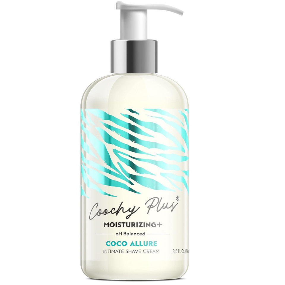 Coochy Plus Hydrolock Moisturizing+ 3-Steps Kit Intimate Shave Gift Set: Nouria Pre-Shave Elixir Oil + Coochy Plus Shave Cream Coco Allure + Coochy Plus After Shave Protection Mist