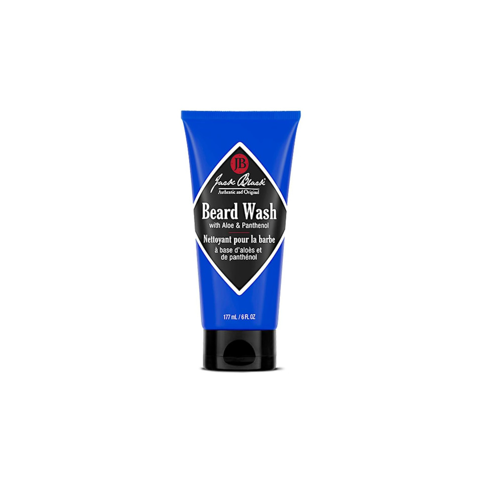 Jack Black Beard Wash, 6 Fl. Oz.  Beard Wash & Conditioner For Men, Softens Facial Hair, Removes Oil & Dirt, Beard Conditioner, Beard Products For Men, Beard Softener