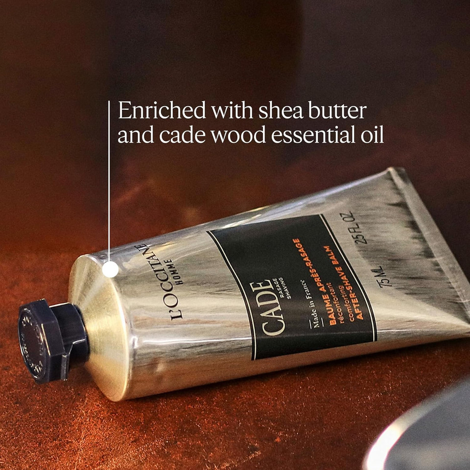 L'Occitane Soothing And Moisturizing After Shave Balm, 2.5 Fl Oz: Hydrate Skin, Reduce Feelings Of Irritation, Soothe After Shave, Made In France, Vegan, Best In Grooming