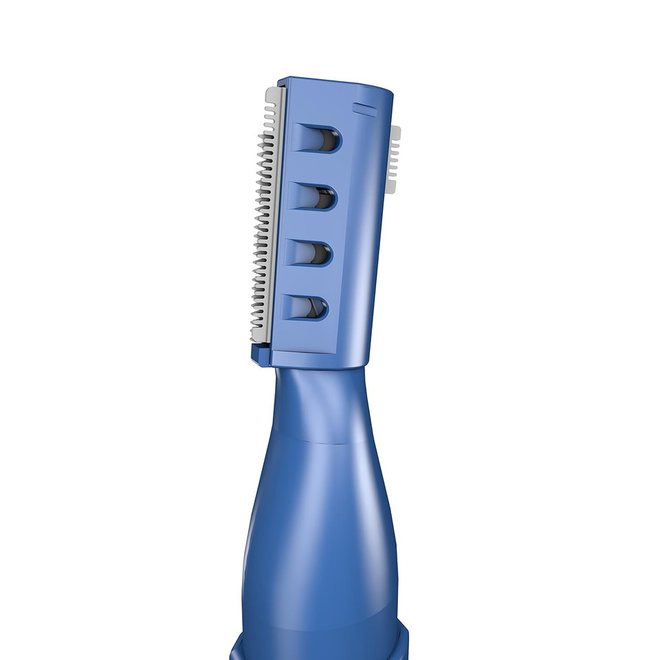 Remington Mpt3700 Wetech Waterproof Dual Blade Precision Trimmer, With Pivoting Head & Eyebrow Trimming Comb, Facial Hair Trimmer (Batteries Included)