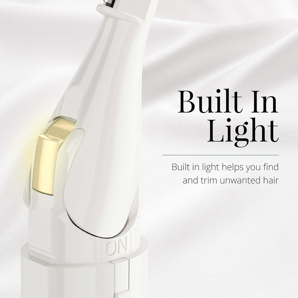 Remington Smooth & Silky Facial Pen Trimmer, Women'S Detail Trimmer, Mpt3800Ssh Color: White
