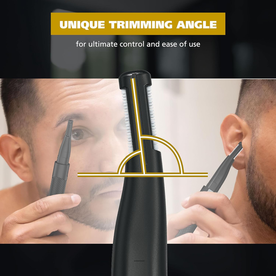 Wahl Manscaper ÃÂ® 2 In 1 Lithium Battery Tacticalã¢Â® Dual Sided Eyebrow Trimmer And Nose Hair Trimmer For Men ÃÂ Model 3023805